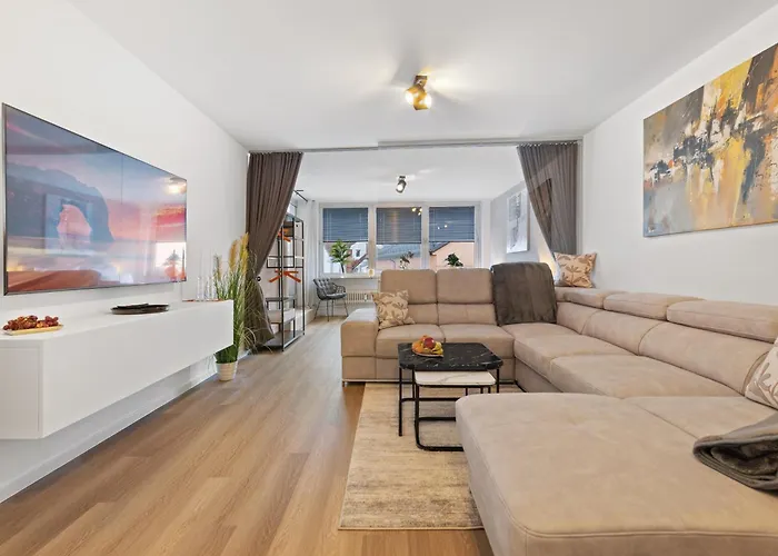 아파트 Primero Relax-home I Premium Ab 90qm I Balkon Garage I A8-fuggerei *