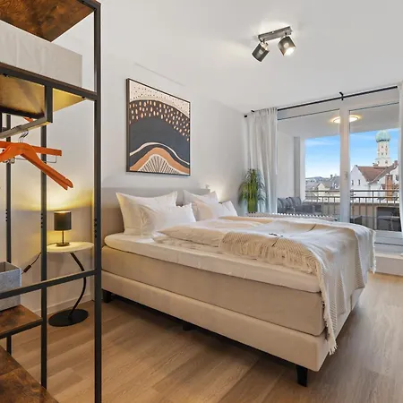 Primero Relax-home A I 92qm Balkon Tiefgarage I A8-fuggerei Apartment